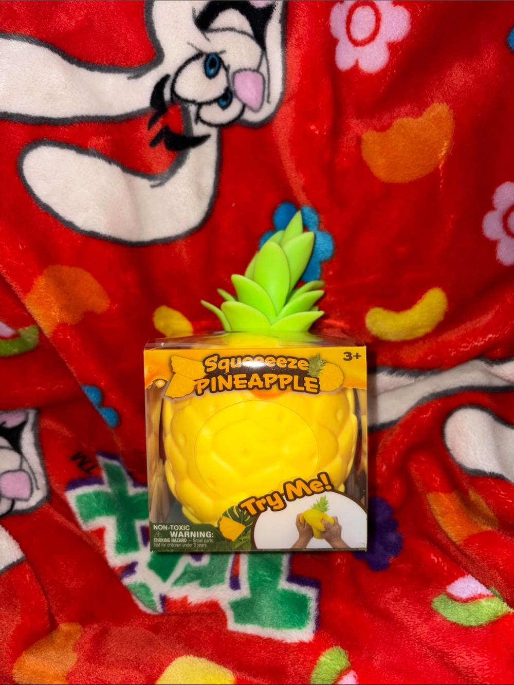 Squeeeeze Pineapple Squishy toymendous Toy fidget learning NEW QUICK SHIP